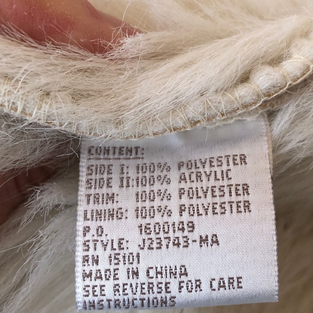 Jones New York full length faux fur coat - Picture 10 of 15
